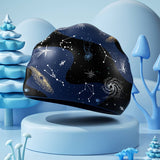 BOYS XL SILICONE SWIM CAP GALAXY PRINT COMFY FIT_CWMM6785