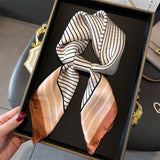 Printed Satin Square ScarfTHICK & Casual Wrap_Cwasc1432