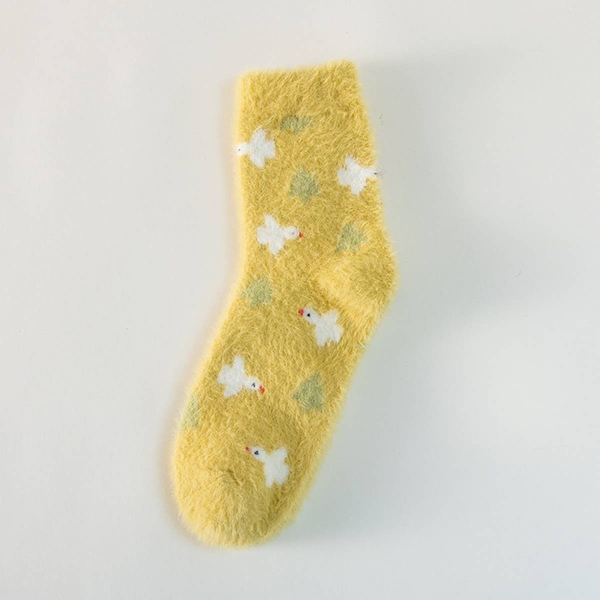 MID TUBE WINTER WARM CUTE PLUSH SNOW SOCKS_CWMS0791