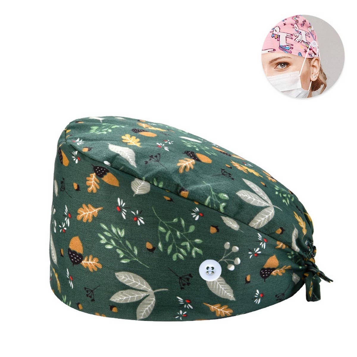 SURGICAL CAP DOCTOR CAP COTTON PRINTED CAP_CWAH3330
