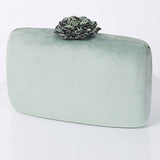 FASHION FLOWER DIAMOND SHOULDER BAG CLUTCH BAG_CWAB0601