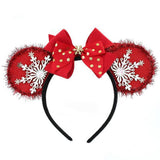 CHRISTMAS SNOWFLAKE BOW HEADBAND FOR GIRLS_CWAHA5664