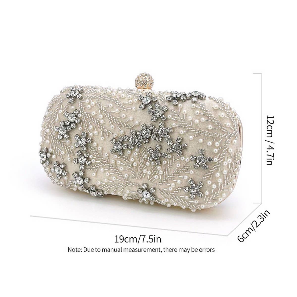 TEMPERAMENTAL HIGH END NICHE BEADED CLUTCH_CWAB2502