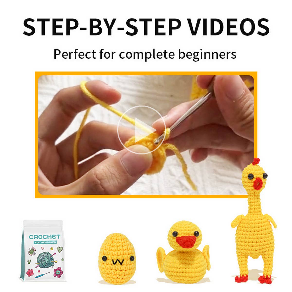 MANUAL DIY KNITTING CUTE DOLL MATERIAL PACKAGE_CWMM0831