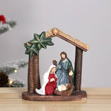 NATIVITY SCENE RESIN CHRISTMAS TABLE DECOR_CWMM9874