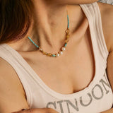 SUMMER COLORFUL PEARL BEADS NECKLACE_CWAJE1422