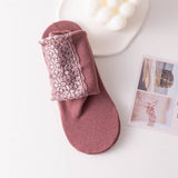 AUTUMN AND WINTER LACE SLEEPING SOCKS_CWMS0996
