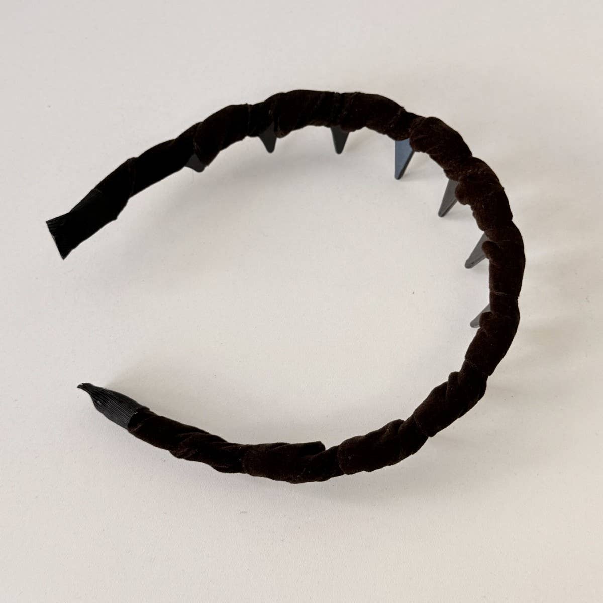 Velvet Headband With Teeth Soft Autumn Style_Cwaha08034