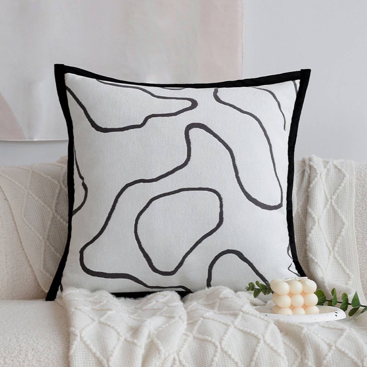 CREAM SOFA CUSHION COVER FOR LIVING ROOM BEDROOM_CWMM7721
