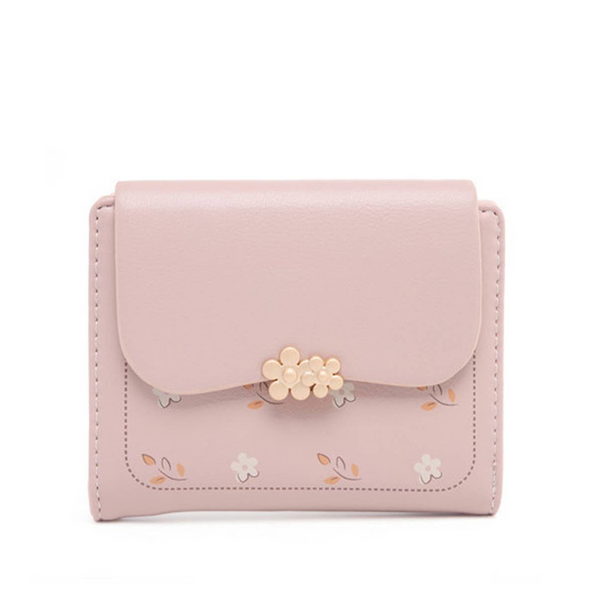 FLORAL TRI FOLD COIN PURSE_CWAB2336
