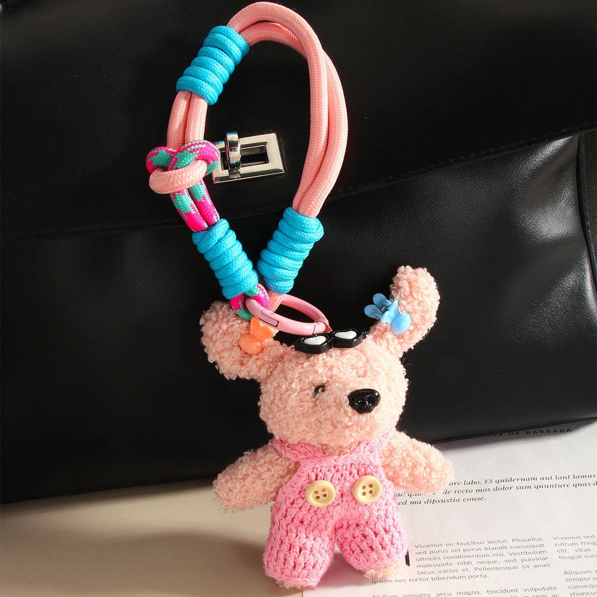 DOPAMINE PLUSH SWEATER DOLL KEYCHAIN BAG CHARM_CWMM7870