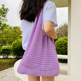 Cwab4577_Tote Knit Hollow Woven Shoulder Bag
