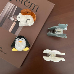 CUTE ANIMAL ACETATE HAIR CLAW CLIPS FOR GIRLS_CWAHA5960