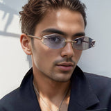 FRAMELESS STREET STYLE SUN PROTECTION SUNGLASSES_CWASG0746