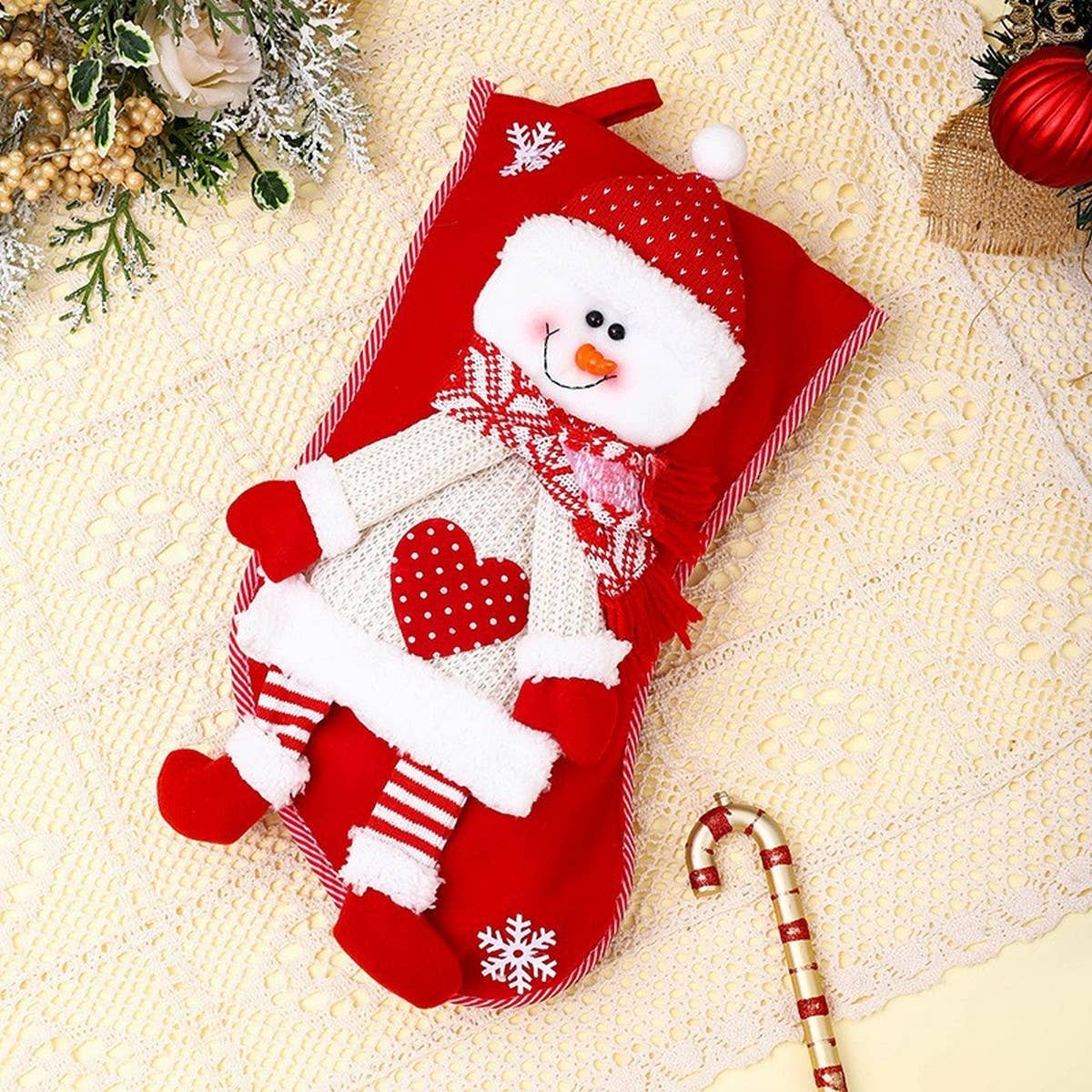 LARGE CHRISTMAS SOCK CANDY GIFT BAG_CWMM1902