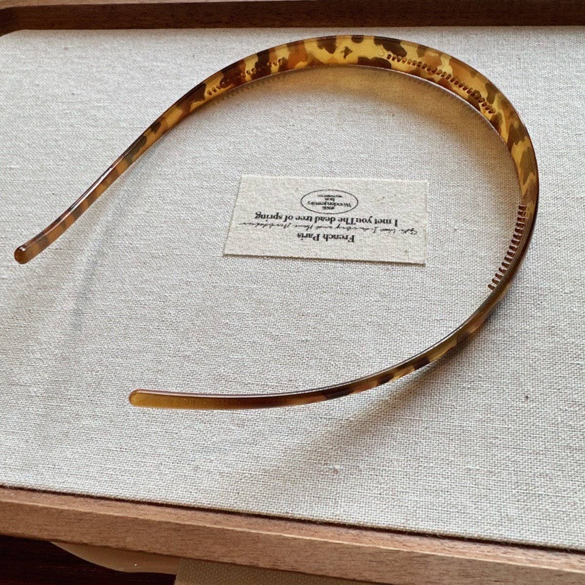 LEOPARD PRINT CLASSIC RETRO FRENCH HEADBAND_CWAHA2684