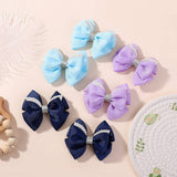 HANDMADE GLITTER BOW HAIR CLIP SET FOR GIRLS_CWAHA6734