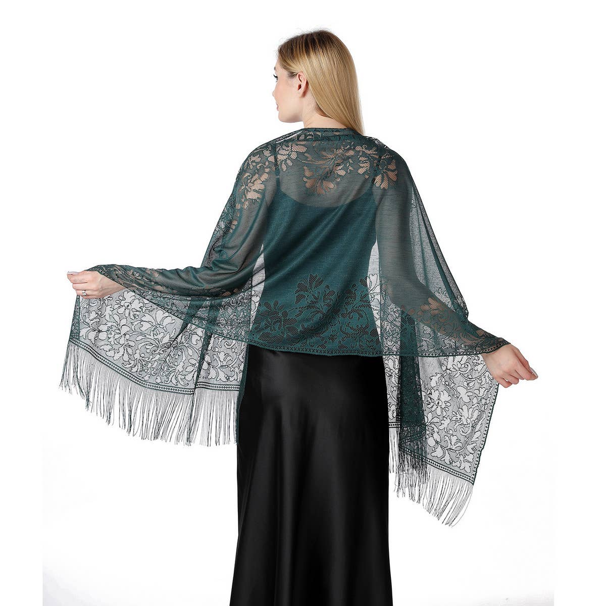 FASHIONABLE EVENING HOLLOW LACE SHAWL_CWASC1072
