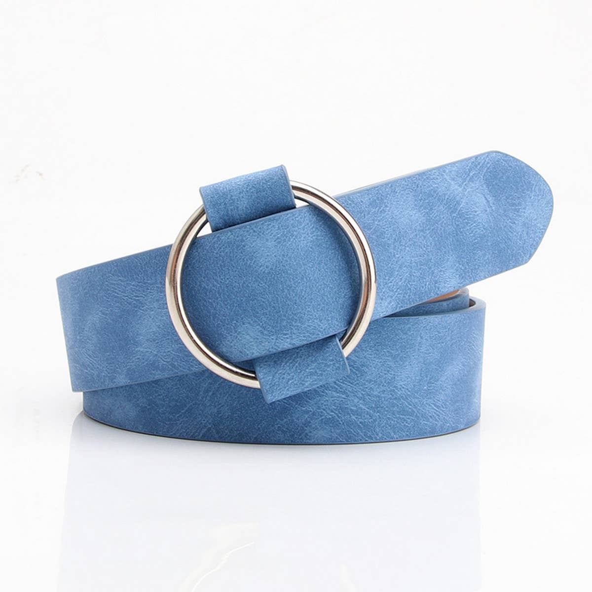 Cwabe0942_Round Buckle Needle-Free Freely Adjustable Belt