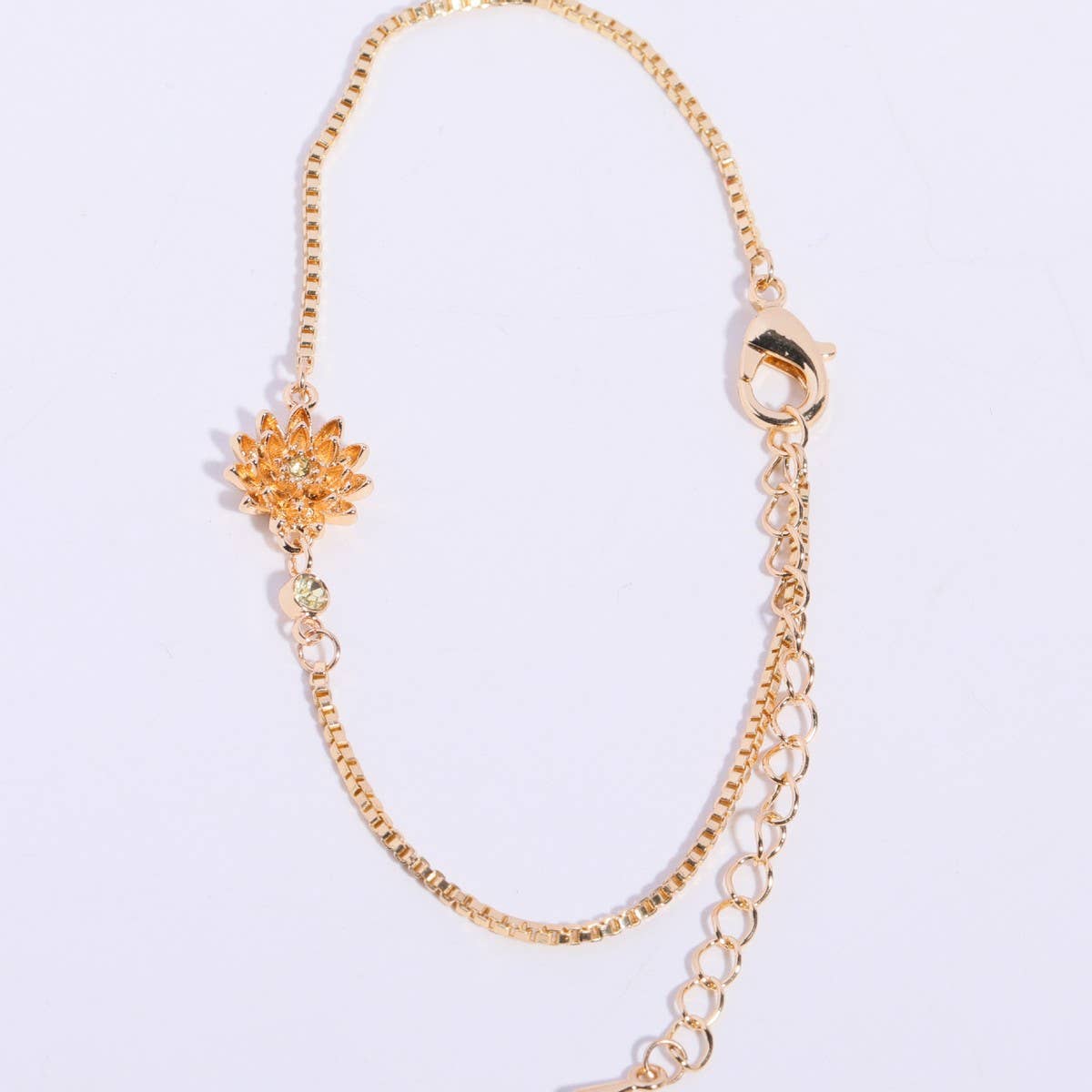 DECEMBER FLOWERBRACELET ZIRCON PENDANT BRACELET_CWAJE1617