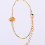 DECEMBER FLOWERBRACELET ZIRCON PENDANT BRACELET_CWAJE1617