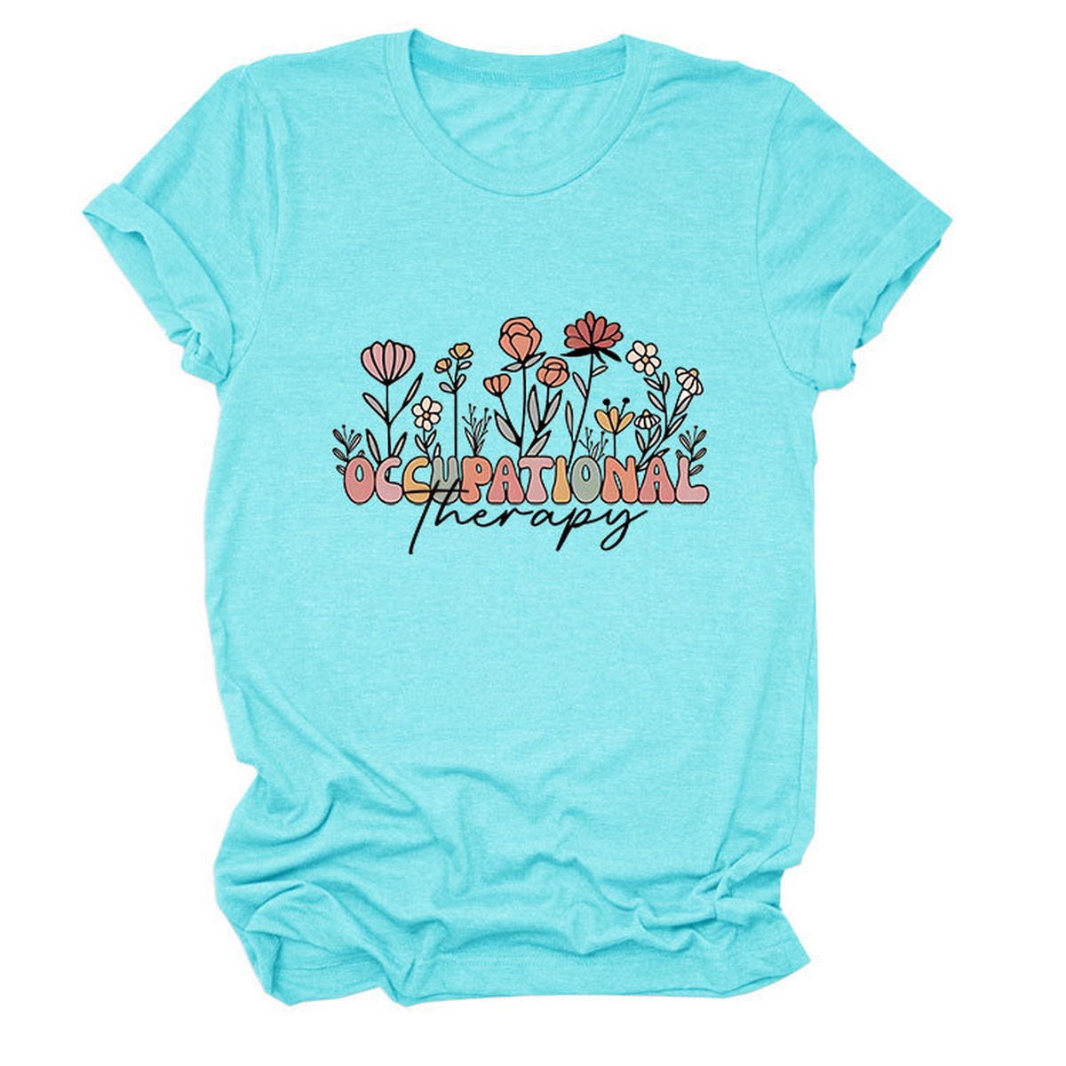 CASUAL CREW NECK TEE OCCUPATIONAL THERAPY THEME_CWTTS1531