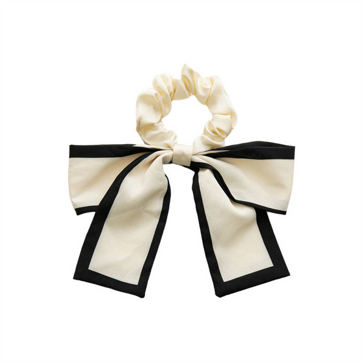 RETRO RIBBON BOW HAIR TIE_CWAHA0843