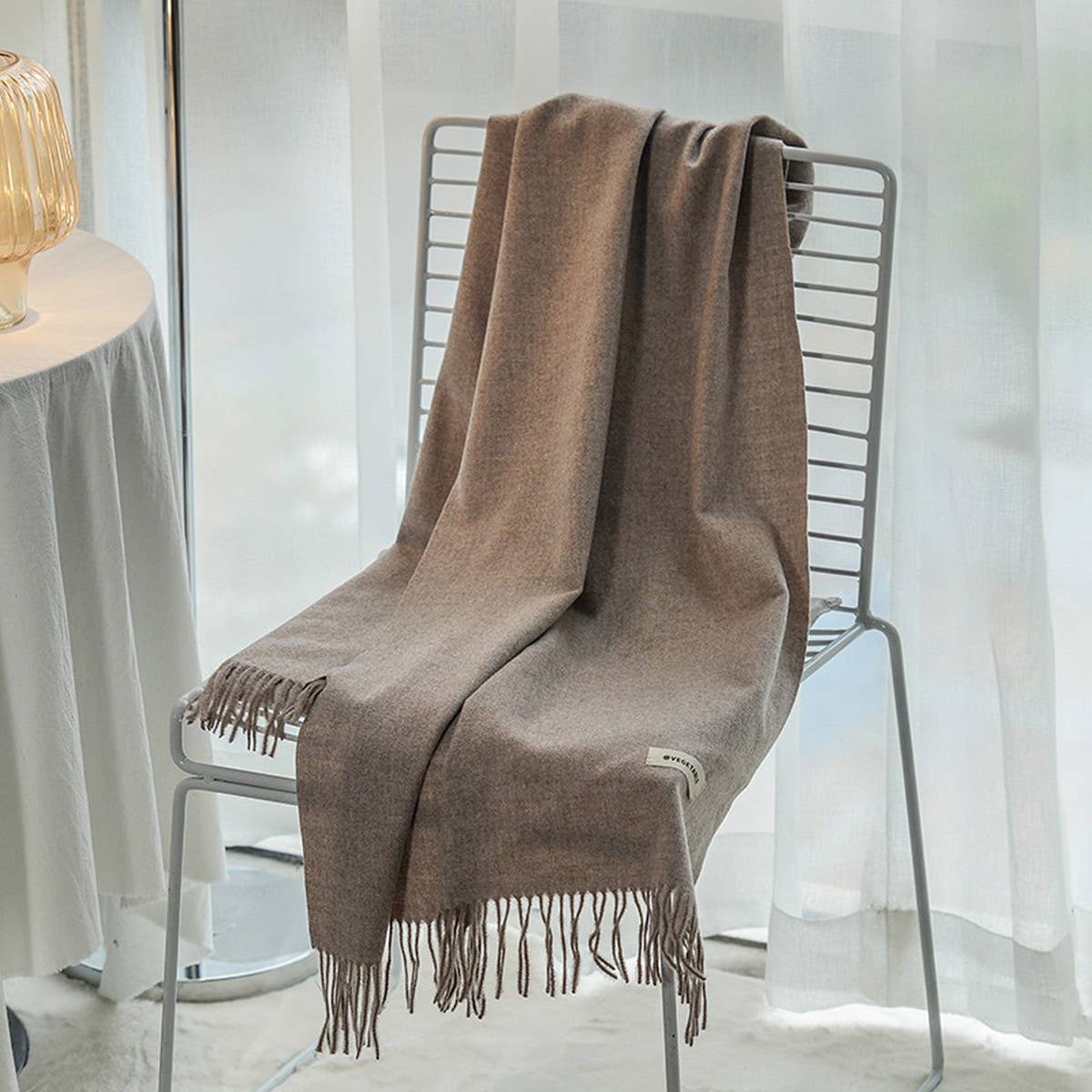 Winter Soft Macaron Scarf Shawl Wrap For Women_Cwasc1501