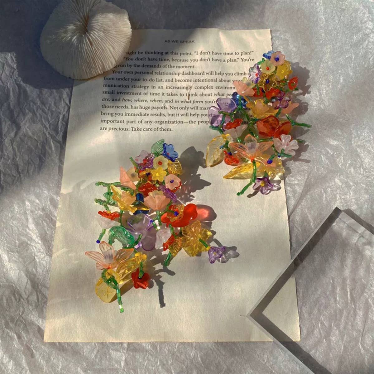 COLORFUL EXAGGERATED FLOWER LONG EARRINGS_CWAJE1716