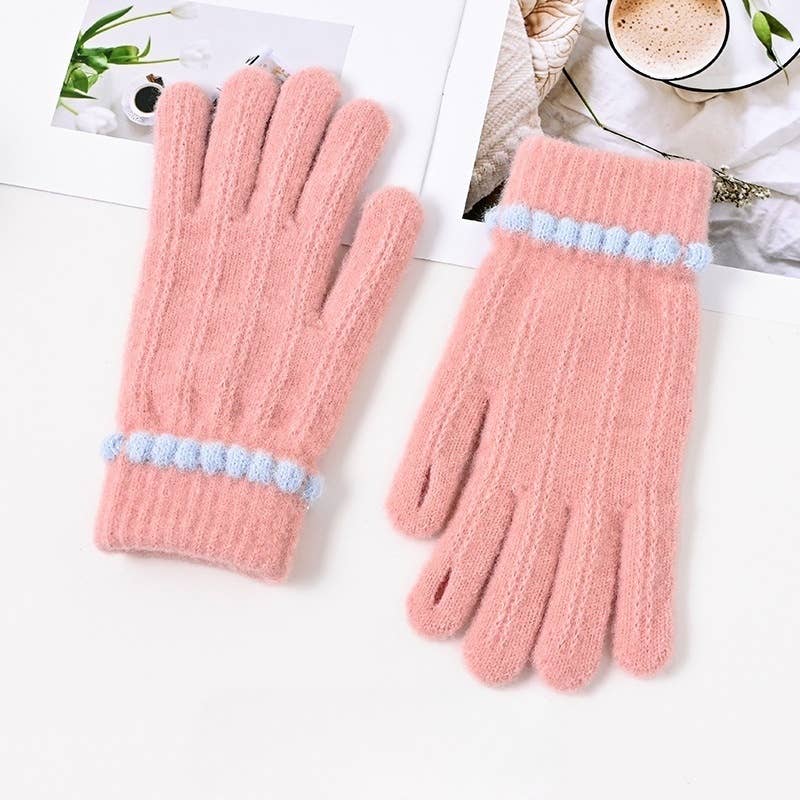 Women Winter Knit G Ves Touchscree War Thick_Cwag0526