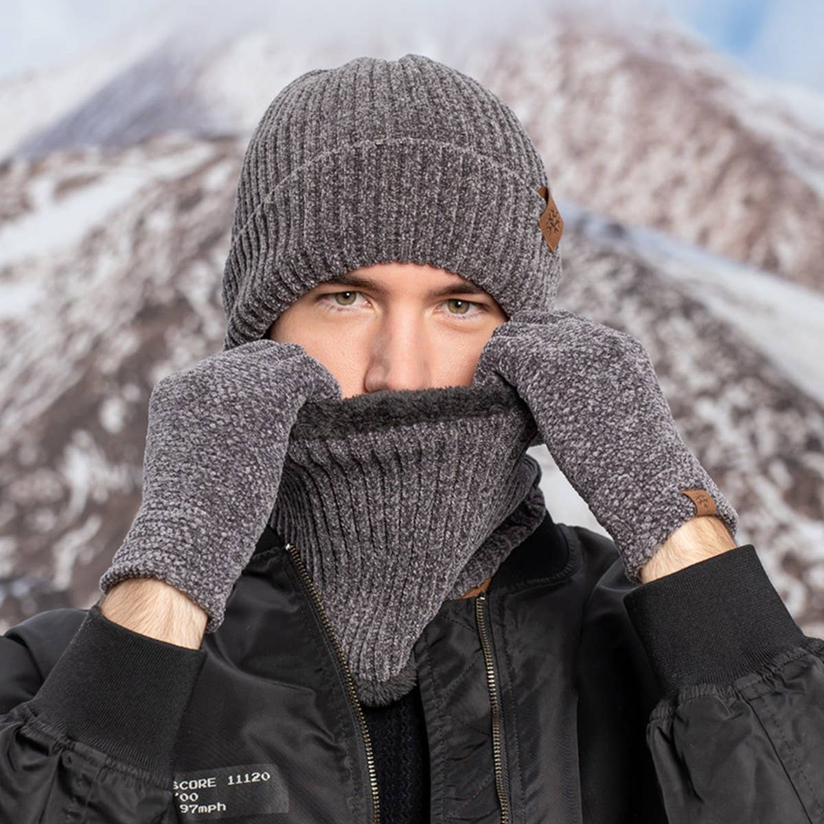 Winter Touch Screen Windproof Three-Piece Suit_Cwmm2806