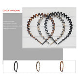 ACETATE SHEET 8MM THICK WAVE HEADBAND_CWAHA4344