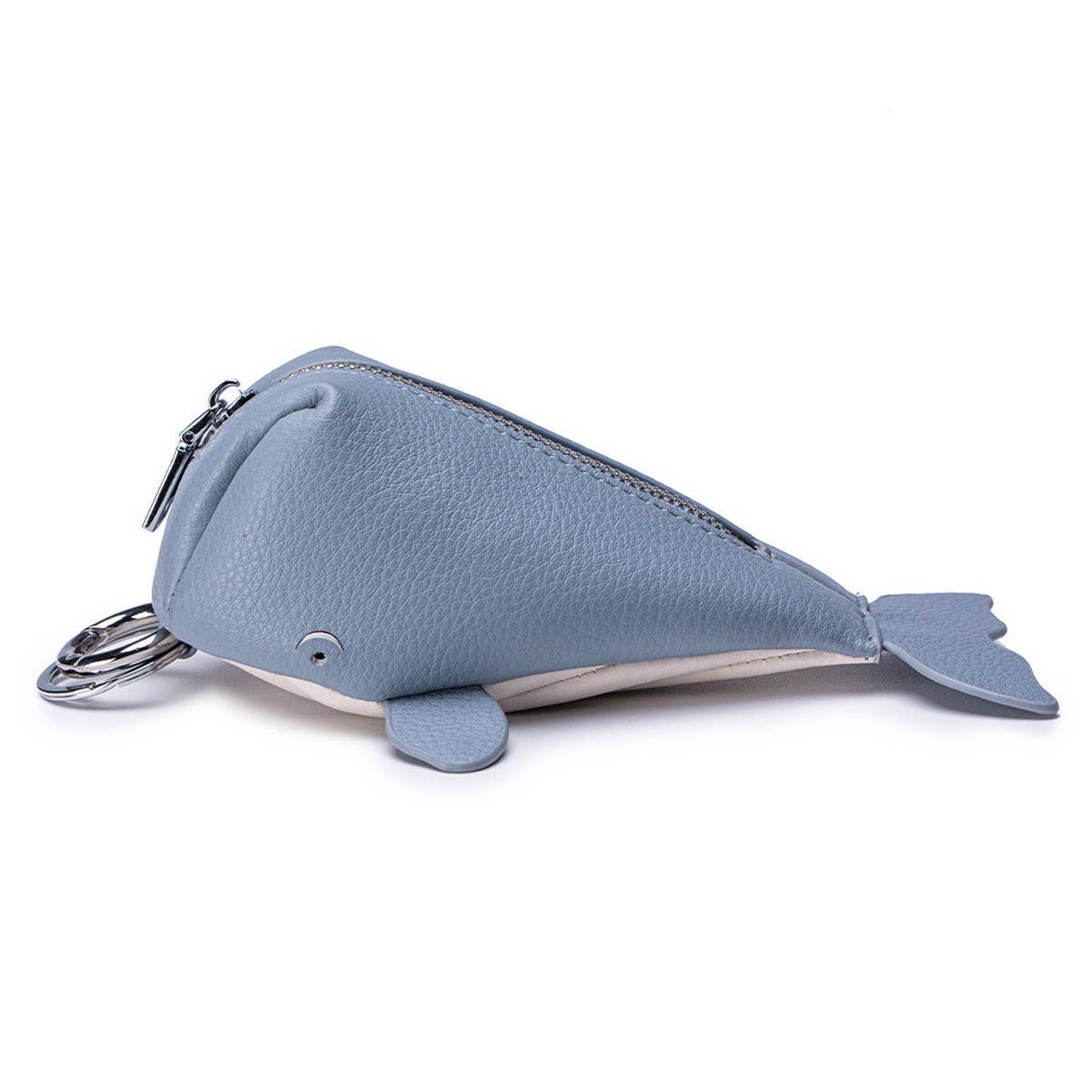 Whale Shaped Portable Leather Key Wallet_Cuab00368