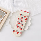 Women Thin Fruit Print Ice Socks_Cwms0423