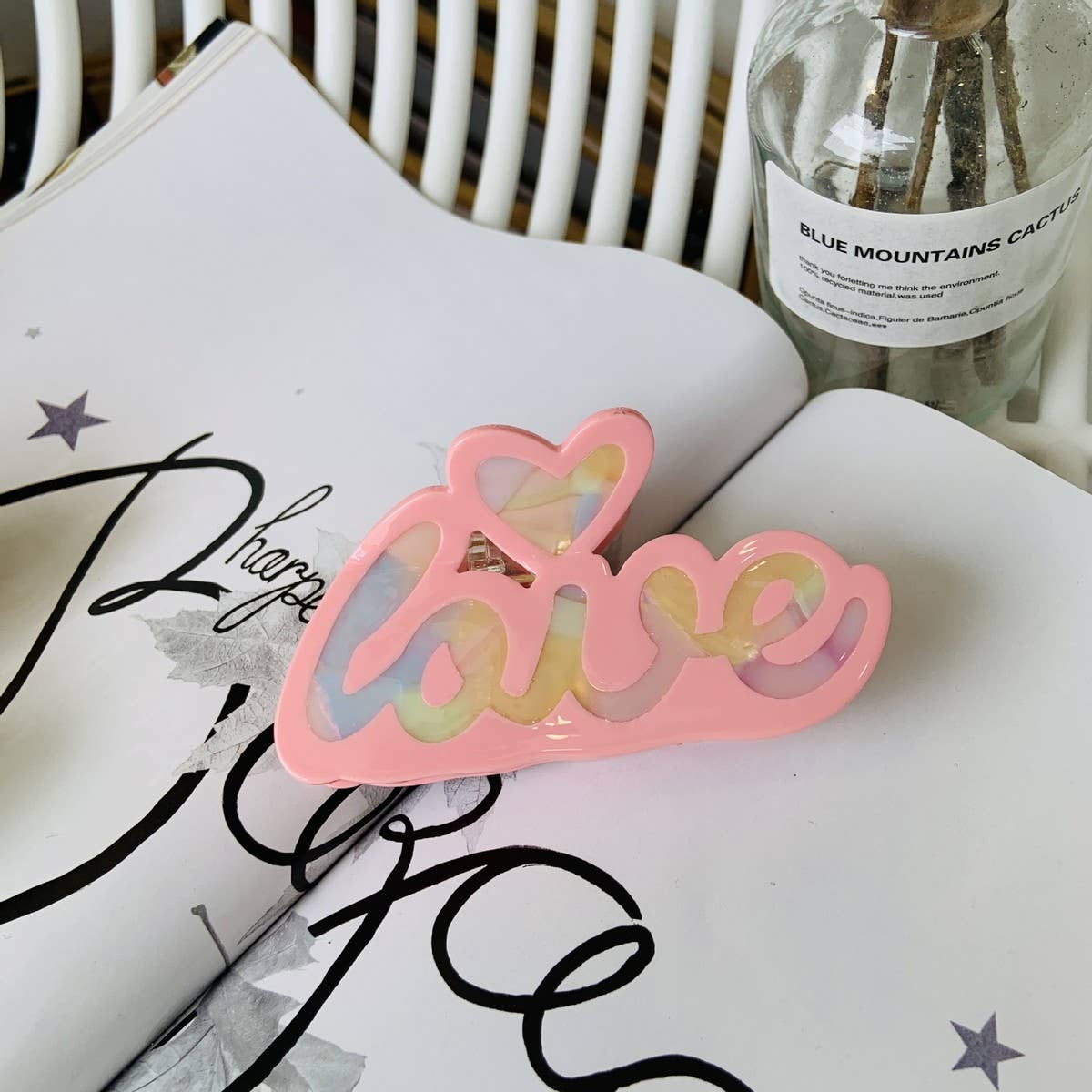 Cute Letter Love High-End Hairpin