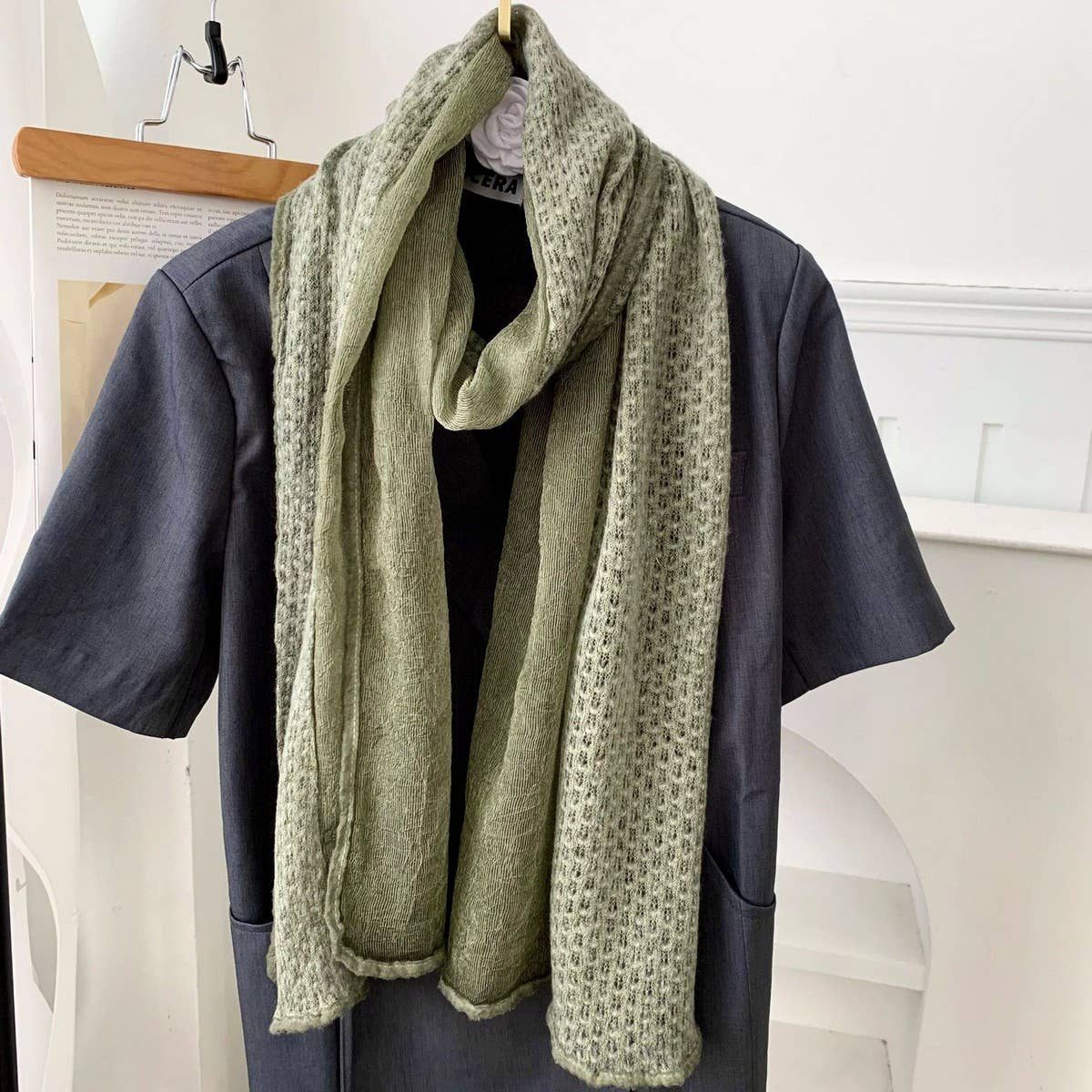 Trendy Patchwork Cotton Linen Scarf Shawl_Cwasc02966