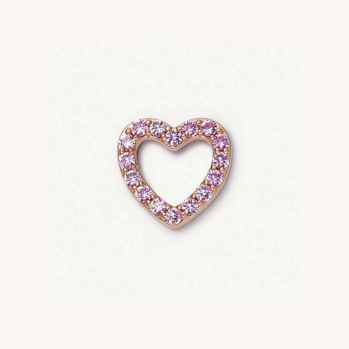 CRYSTAL HEART LOCKET NECKLACE WITH SUN FLOWERS_CWMM6952