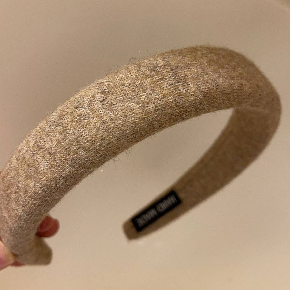 SOLID COLOR WOOL HEADBAND HAIRPIN HEADDRESS_CWAHA4027