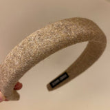 SOLID COLOR WOOL HEADBAND HAIRPIN HEADDRESS_CWAHA4027