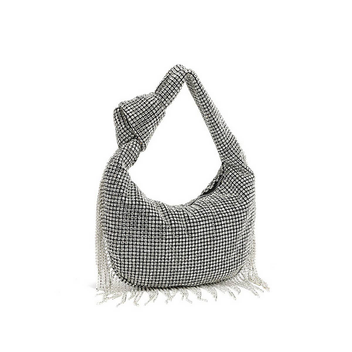 Fashionable Tassel High-End Rhinestone Evening Bag_Cwab3608