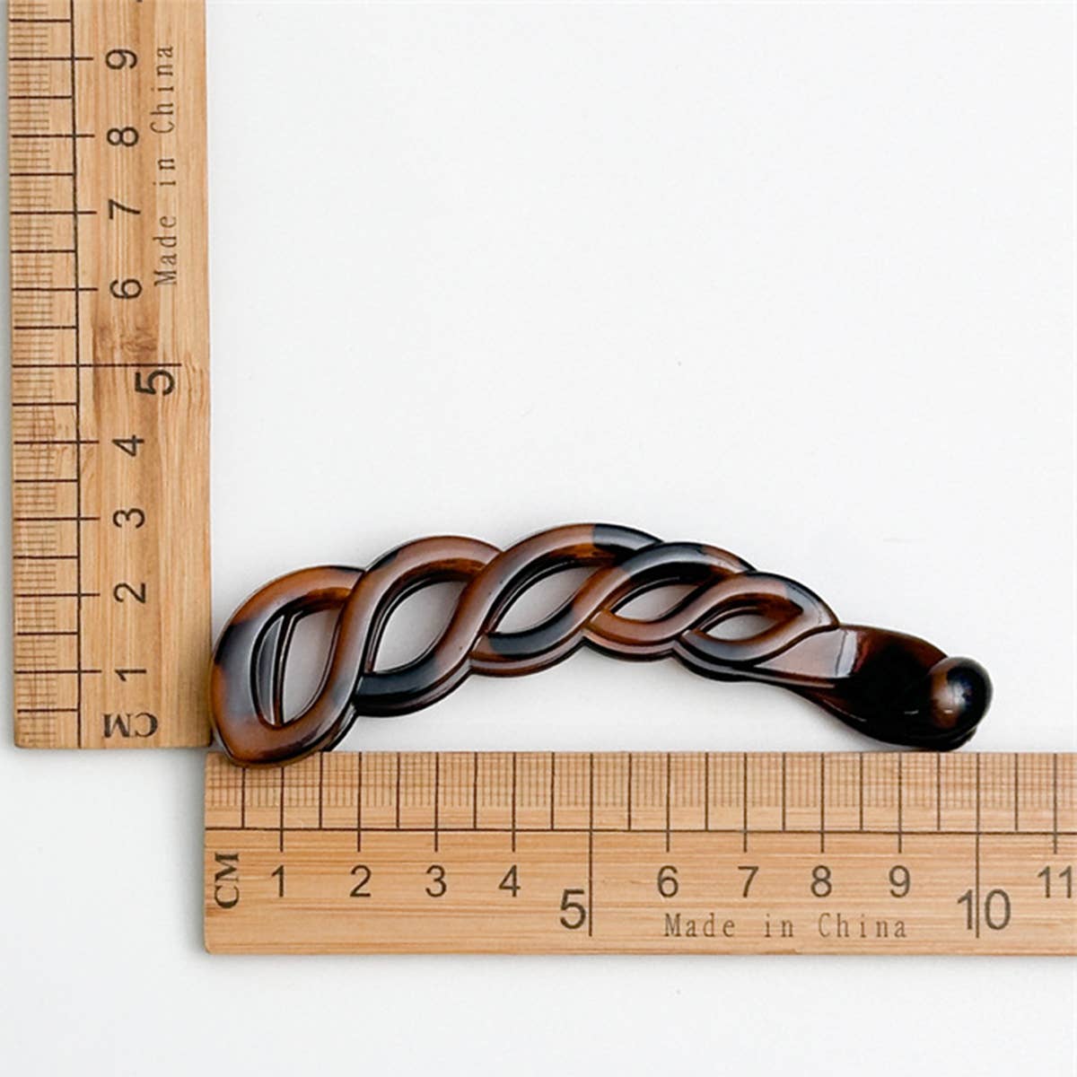 Bow Banana Hair Clip Elegant Ponytail Holder_Cwaha07559