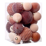 Deluxe Flocked Christmas Ball Ornament Set_Cwmm9917
