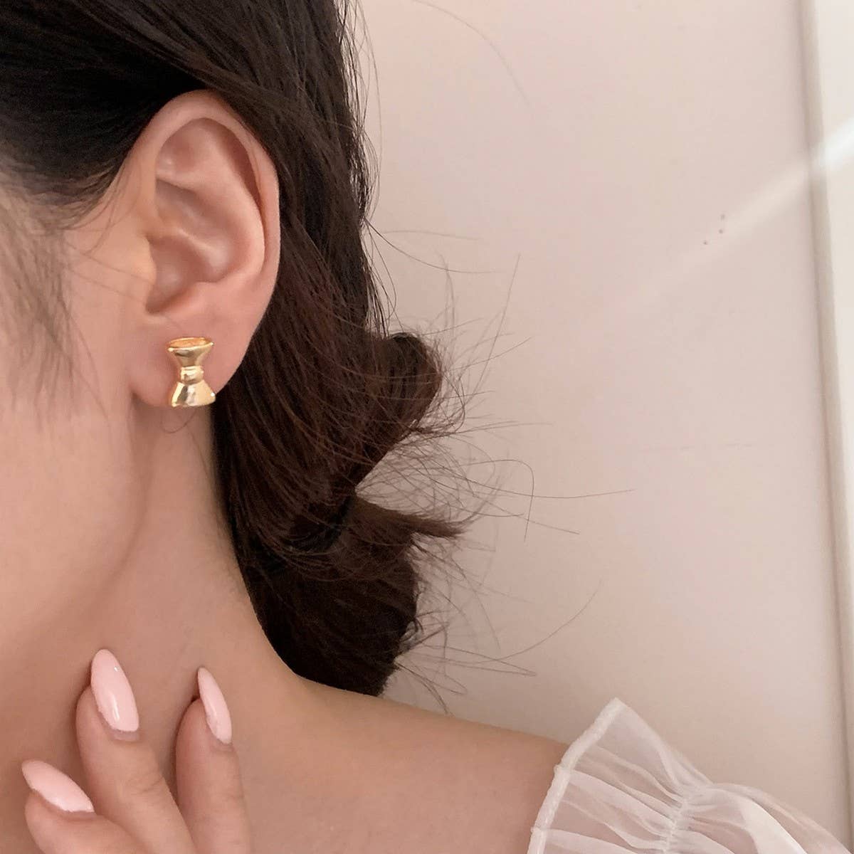 NEW VERSATILE EXQUISITE HIGH END BOW EARRINGS_CWAJE3010