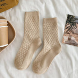 2024 NEW PINEAPPLE PATTERN MID TUBE SOCKS_CWMS0989