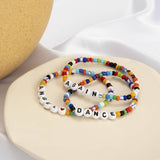 LETTER MIXED COLOR MACARON BEADED BRACELET_CWAJE1498