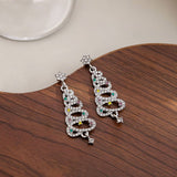 COLORFUL CHRISTMAS TREE TASSEL EARRINGS_CWAJE1835