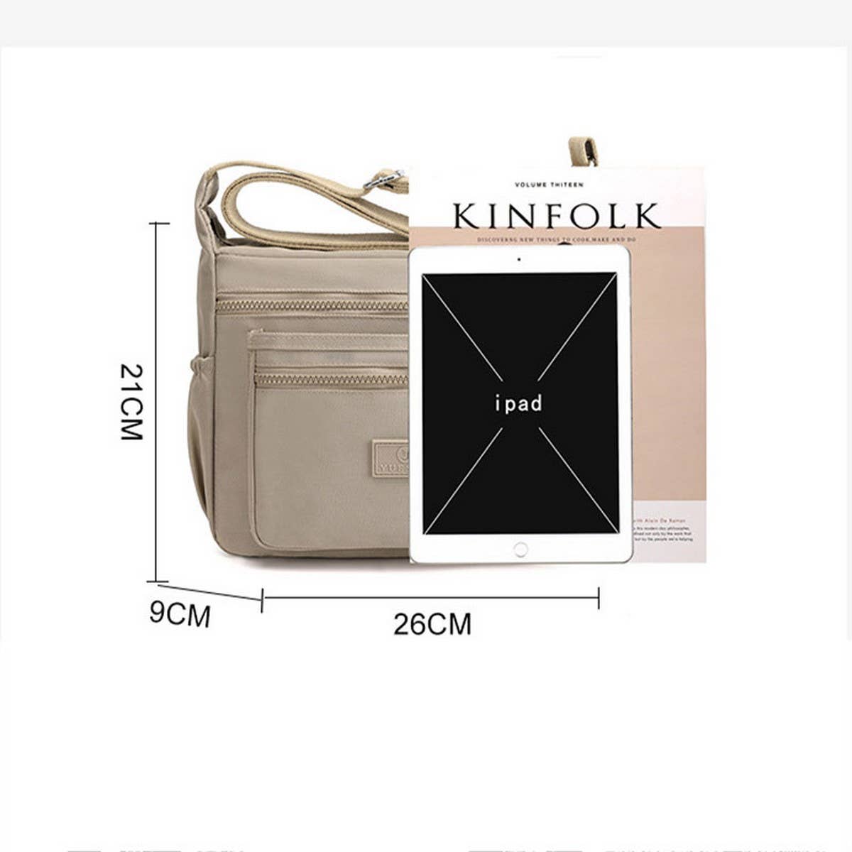 NYLON CANVAS BAG SIMPLE SHOULDER MESSENGER BAG_CWASC1773