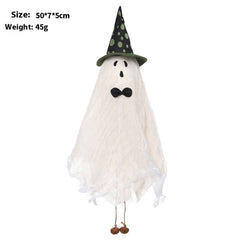 HANGING WHITE WITCH GHOST HALLOWEEN PROP_CWMM9876