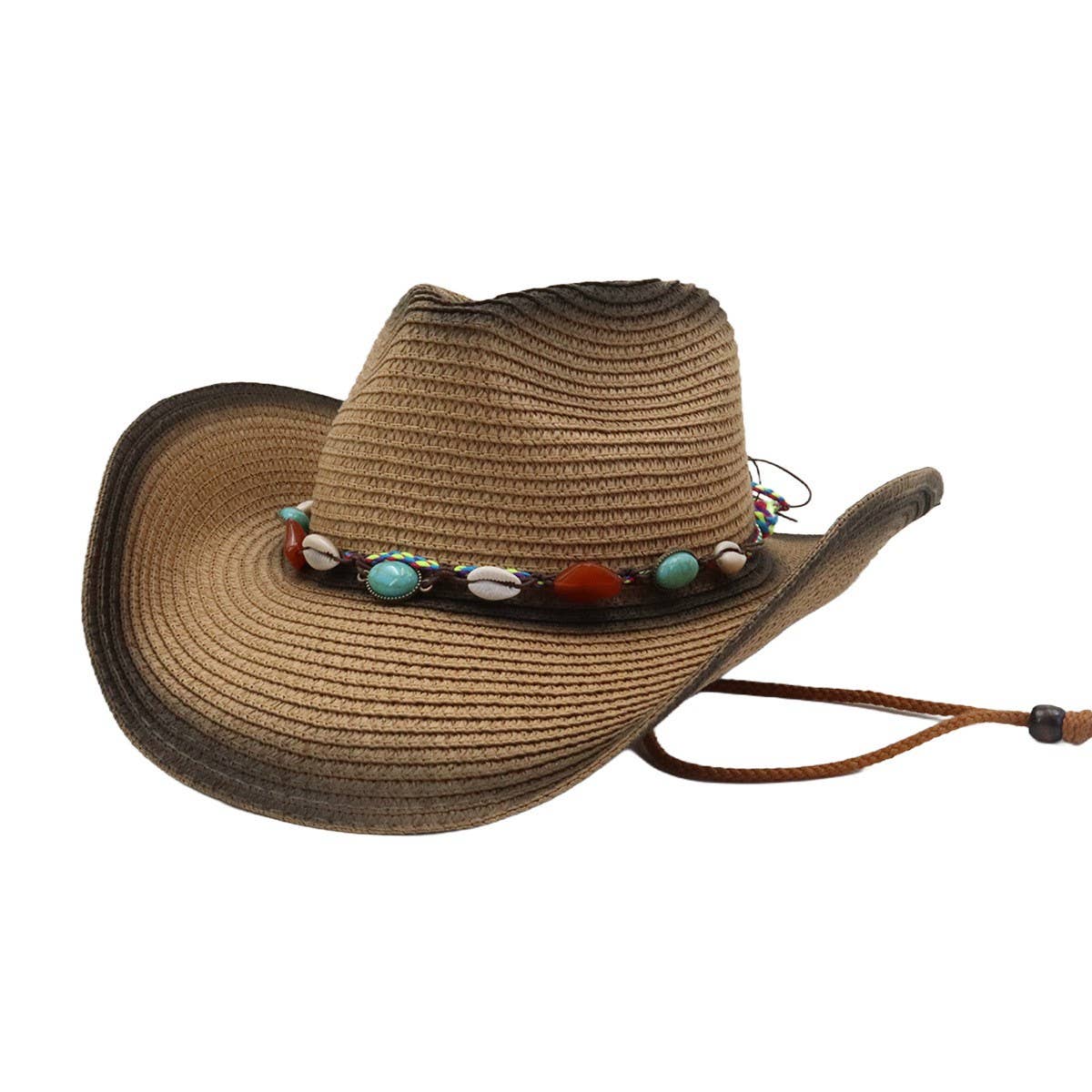 MEN WOMEN SPRAY PAINT COWBOY HAT FOR OUTDOORS_CWAH04489
