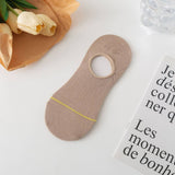 CASUAL SOLID COLOR MESH INVISIBLE SOCKS FOR WOMEN_CWMS2032